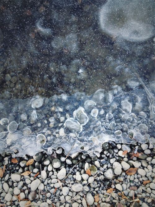rocks pebbles water