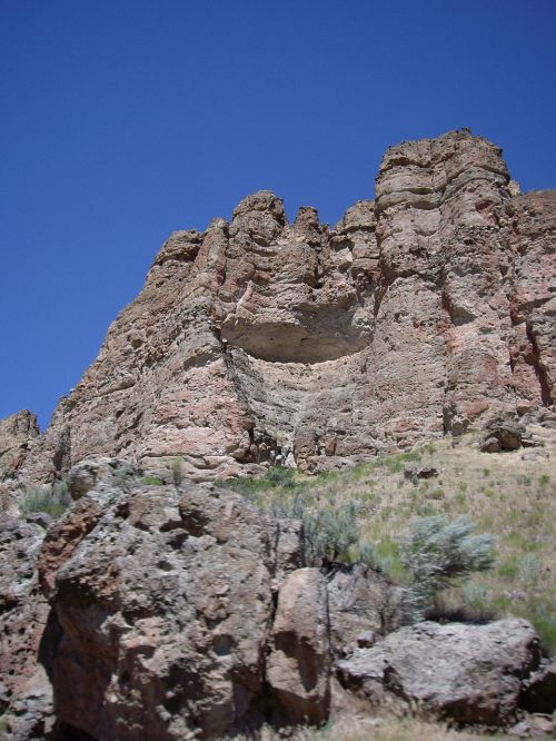 rocks landscape cliff