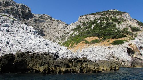 rocky coast cliffs sea