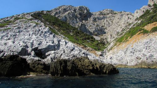rocky coast cliffs sea