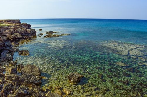 rocky coast sea water