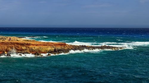 rocky coast cape waves