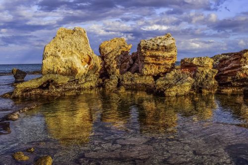 rocky coast rock formation