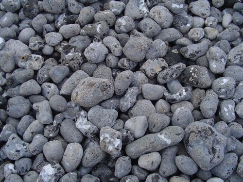 roller grey pebbles