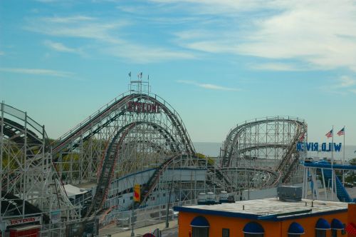 roller coaster theme park amusement park