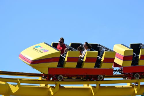 roller coaster amusement park fun