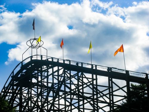 rollercoaster amusement park fun