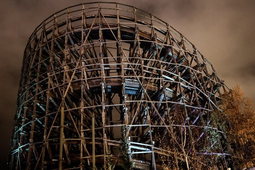 rollercoaster  amusement park  construction