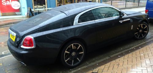 Rolls Royce Wraith Coupe Car Rear