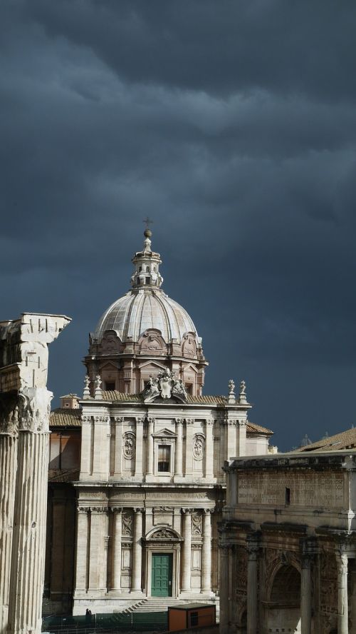 roma rome grey sky