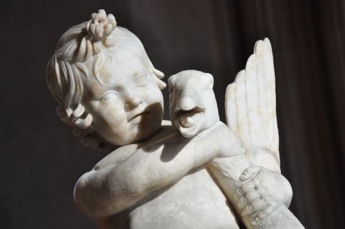 roman antiquities child statue