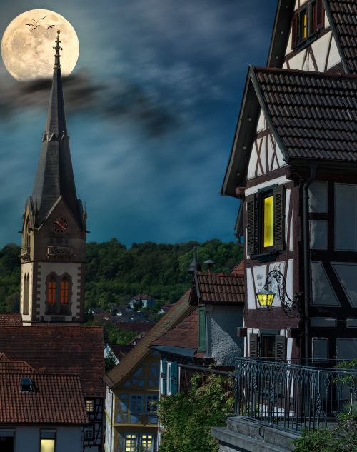 romance fachwerkhäuser historic old town