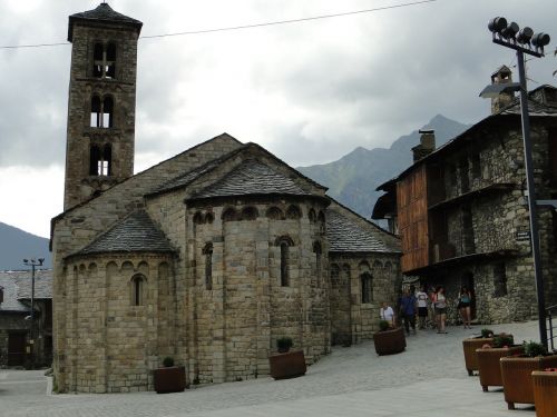 romanesque church rhaeto romanic church