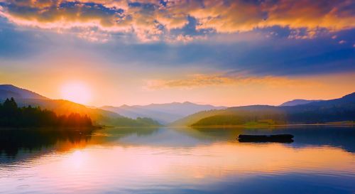 romania lake water