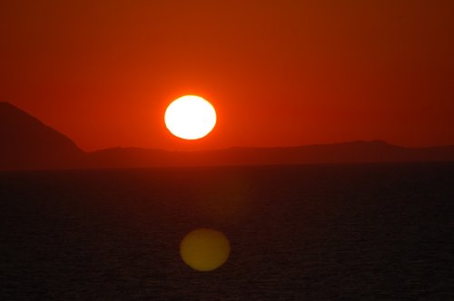 romania  sunset  sun