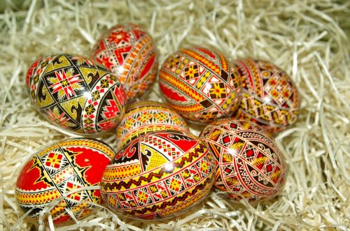 romania easter eggs painted œufs