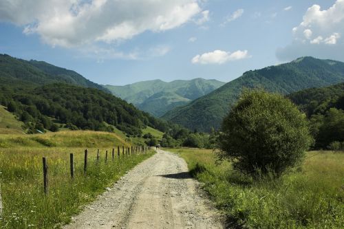 romania landscape mountains