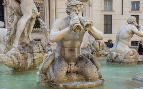 rome moor fountain piazza navona