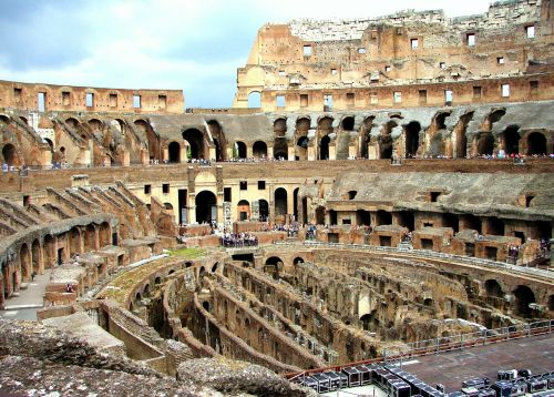 rome colosseum interior