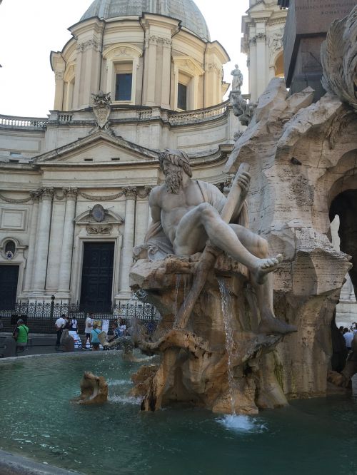 rome four streams fountains
