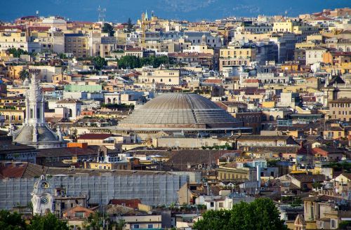 rome landscape pantheon