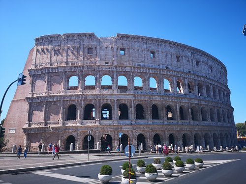 rome  italy  colosseum