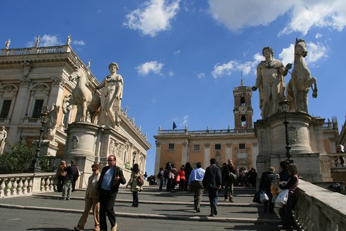 rome  historic center  italy