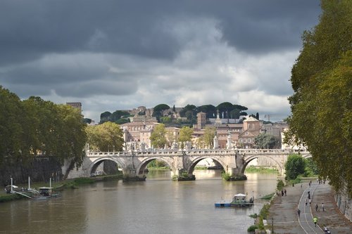 rome  italy  tiber