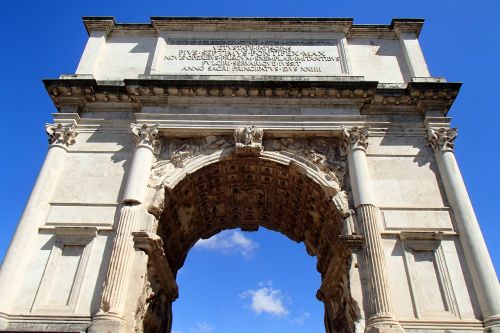rome sculpture triumphal arch
