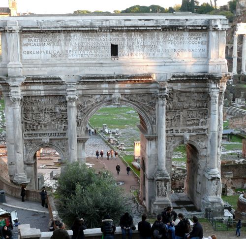 rome the arc de triomphe monument