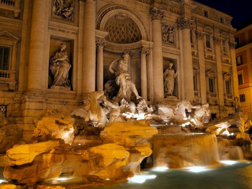 rome italy night