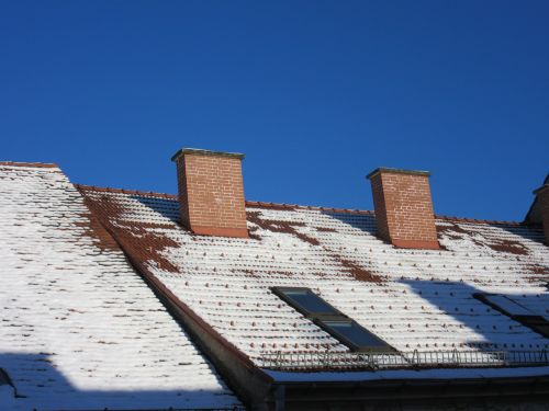 roof snow fireplaces