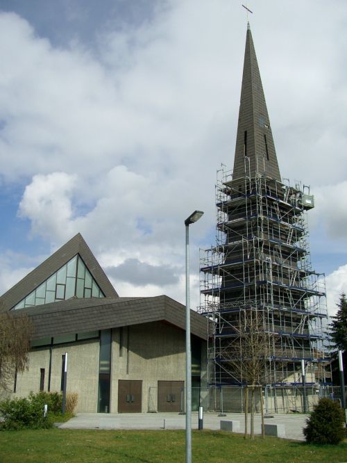 roof damage church steeple