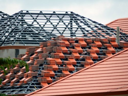 Roof Of House Under Construction