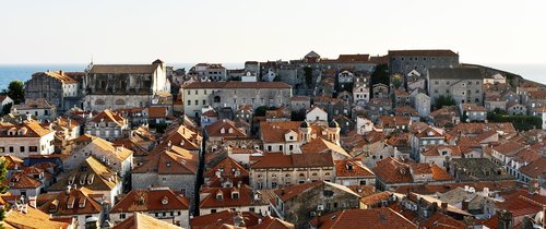 roofs  stony houses  architecture