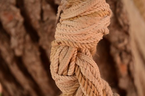 rope knot close