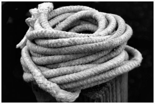 rope coils hemp