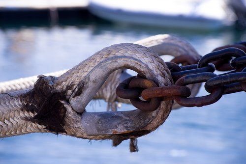 rope  mooring  chain
