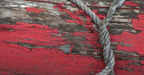 rope  trunk  red