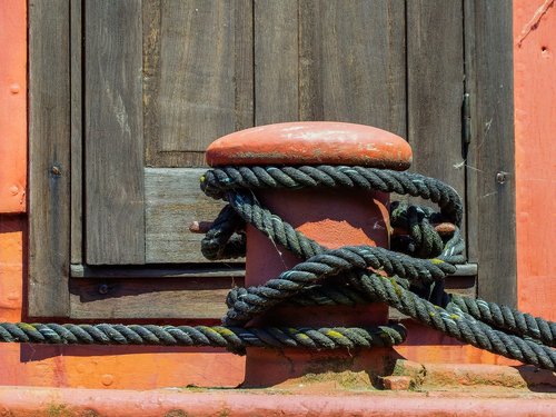 rope  red  maritime