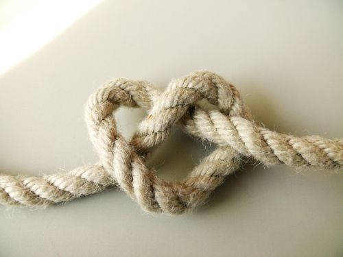 rope heart love