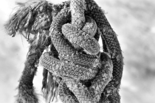 rope knitting woven