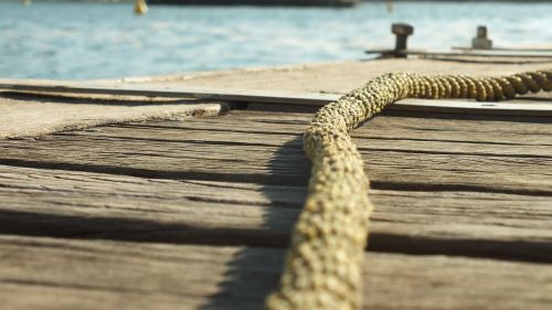 rope deck sea