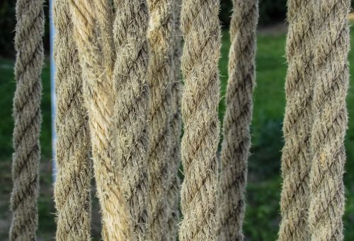 ropes hung woven
