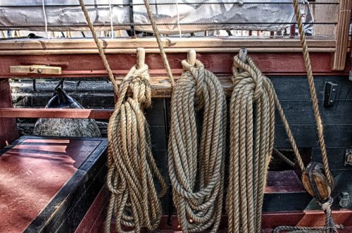 ropes boat tall ships