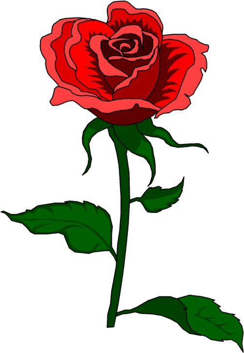 rose vintage clip art