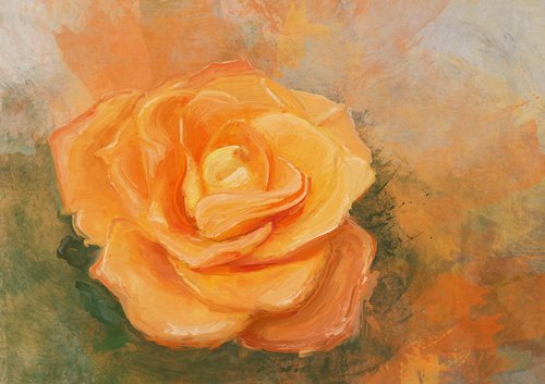 rose  paint  art