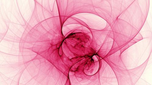 rose fractal background pink