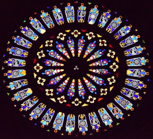 rose window church cathedral