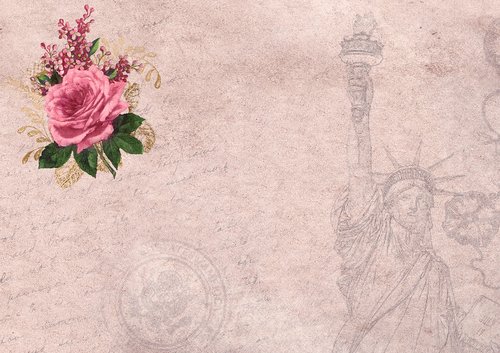 roses  background image  vintage